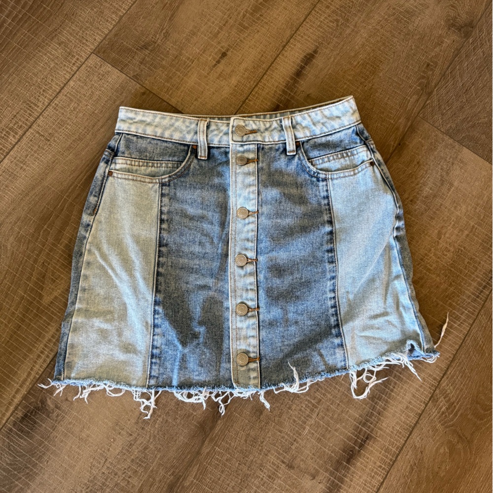 PacSun Blue Denim Skirt
